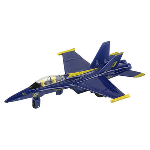 F-18 Blue Angels 6.5" Diecast Pull Back Toy
