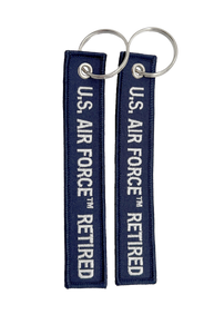 AIR FORCE RETIRED KEYCHAIN