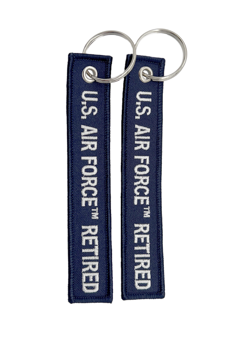 AIR FORCE RETIRED KEYCHAIN