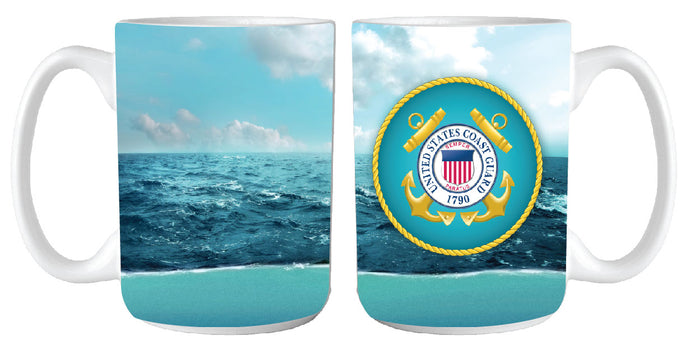 U. S. Coast Guard Crest Ceramic Mug