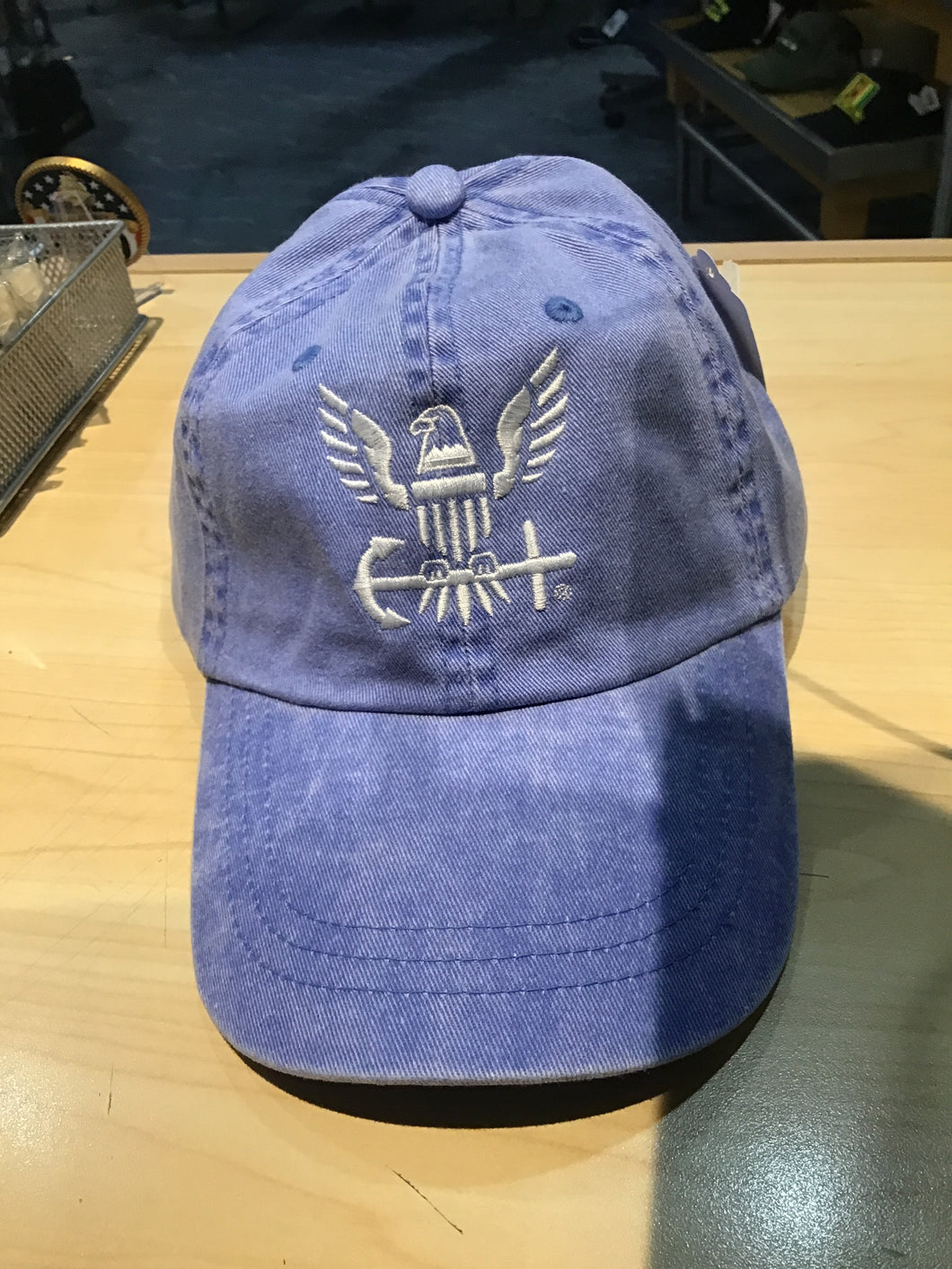 U.S. Navy Eagle Icon DEMB on Youth Royal Ballcap