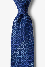 "Anchors Aweigh" Silk Ship Anchors Tie