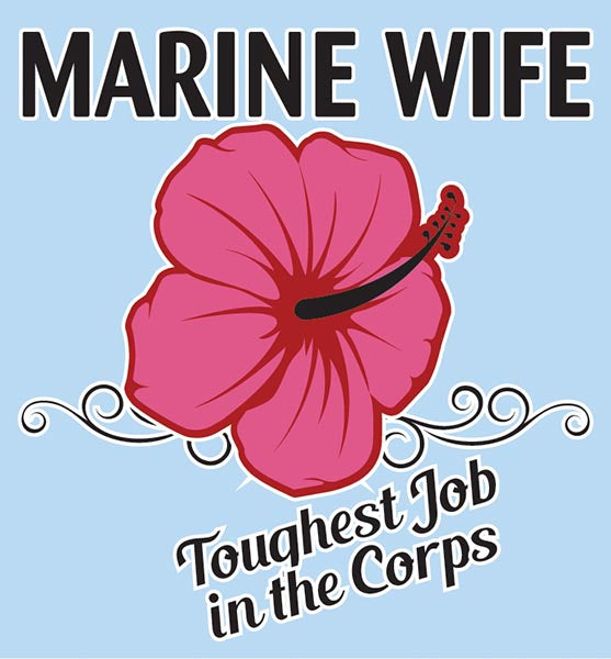 Marine Wife “Toughest Job in the Corps”Decal