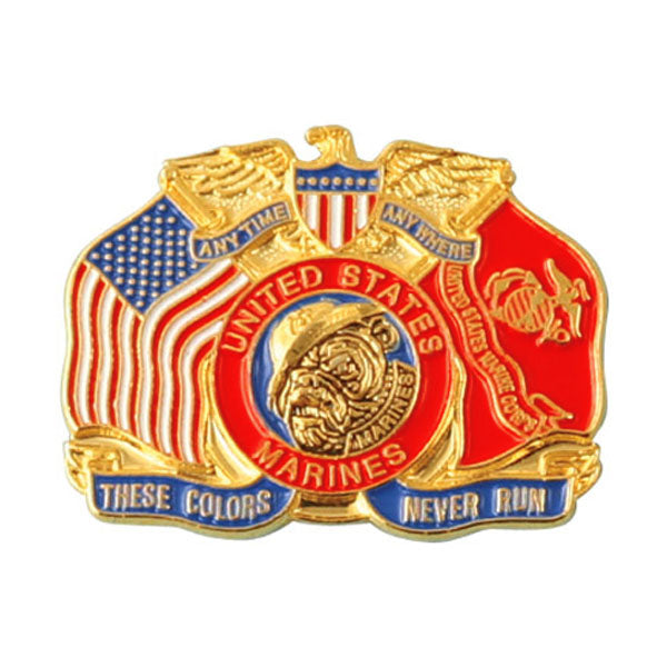 These Colors Never Run Lapel Pin