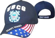 U.S. Coast Guard Multiple Position Embroidery Ball Cap