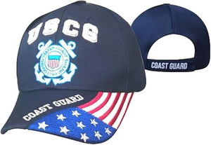 U.S. Coast Guard Multiple Position Embroidery Ball Cap