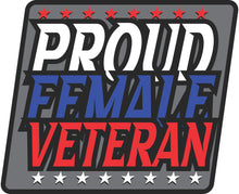 Proud Women Veteran Stickers