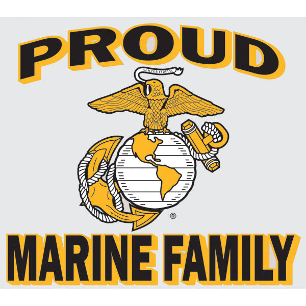 Proud Marine Family Decal