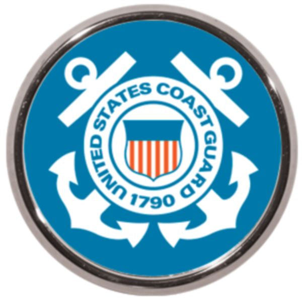 U.S. Coast Guard Crest Chrome Auto Emblem