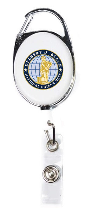 Delbert D. Black National Chief's Mess Retrackable Badge Reel