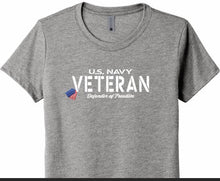 Women's Navy Veteran Tshirt