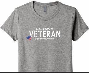 Women's Navy Veteran Tshirt