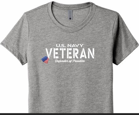 Women's U.S Navy Veteran Tshirt 