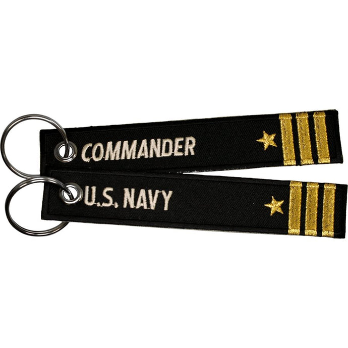 U.S. Navy Commander Keychain