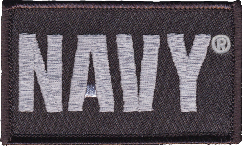 NAVY BLK / 2PIECE HOOK AND LOOP PATCH