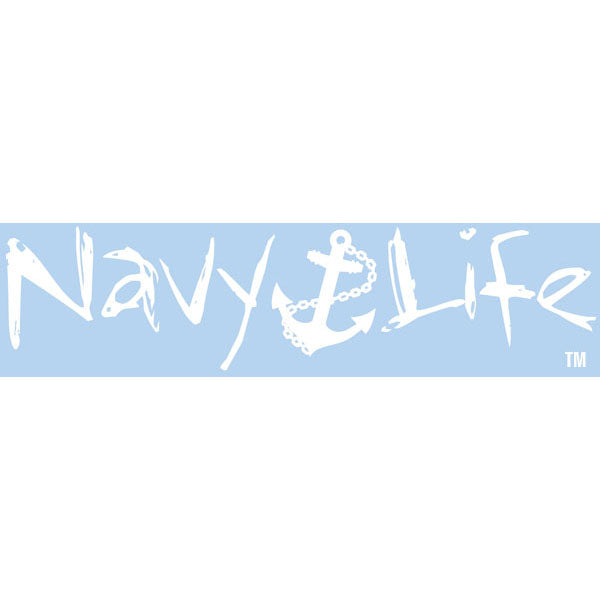 Navy Life with Anchor Vinyl Transfer