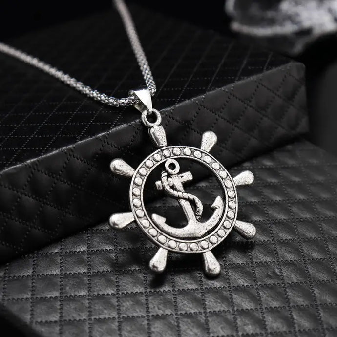 Fashion Retro Boat Anchor Necklace