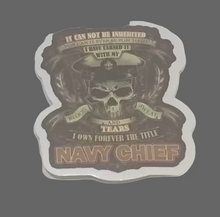 U.S. Navy Chief Stickers