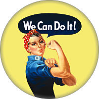 Rosie the Riveter “ We Can Do It” Magnet