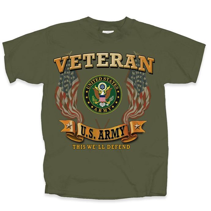 ARMY VETERAN FLAG T-SHIRT