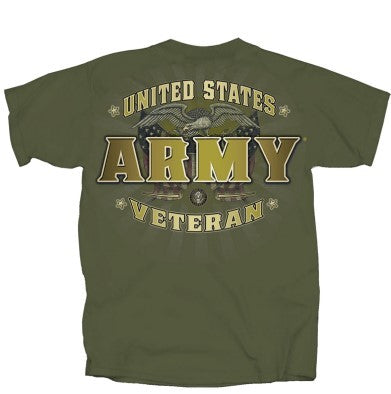 ARMY T-SHIRT w/PERCHED EAGLE