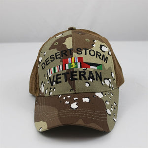 DESERT STORM VET W / RIB BALL CAP