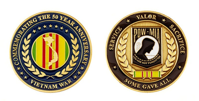 Vietnam 50th Anniversary Challenge Coin