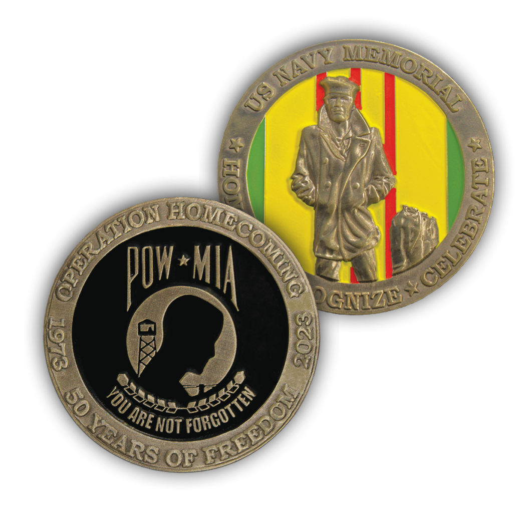 Operation Homecoming 50th Anniversary Challenge Coin