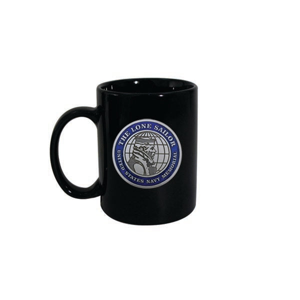 U.S. Navy Memorial Seal Black Mug