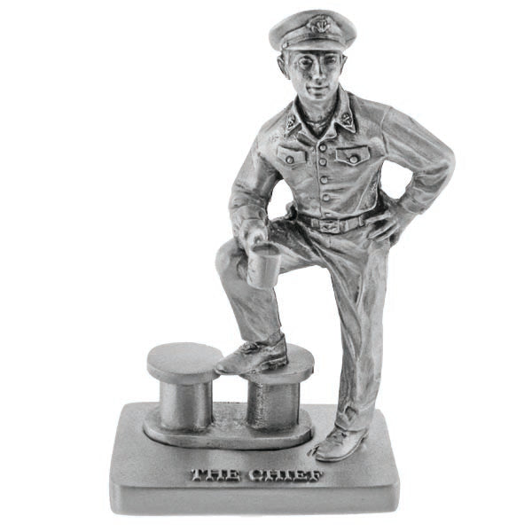 U.S. Navy Chief Pewter Statuette