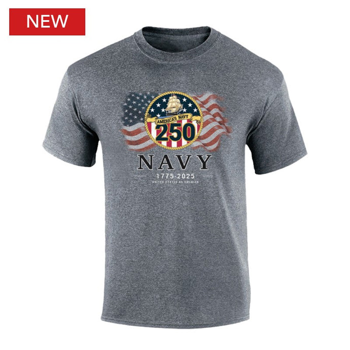 U.S. Navy 250th Anniversary Flag Tshirt