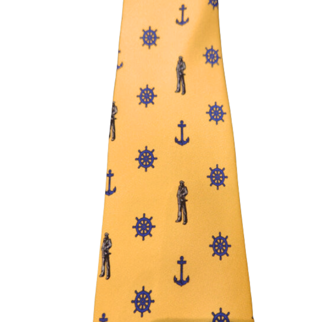 Limited-Edition Lone Sailor Silk Necktie