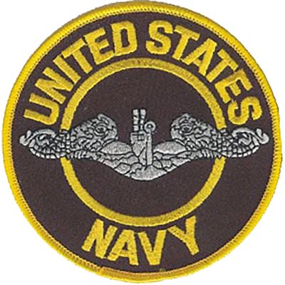 U.S. Navy Submarine Enlisted Slvr Patch