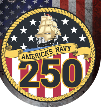 U.S. America’s Navy 250 Years Flag Design Sticker