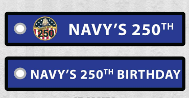 America's U.S. Navy 250th Anniversary Keychain