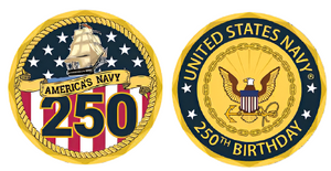 America's U.S. Navy 250TH Challenge Coin