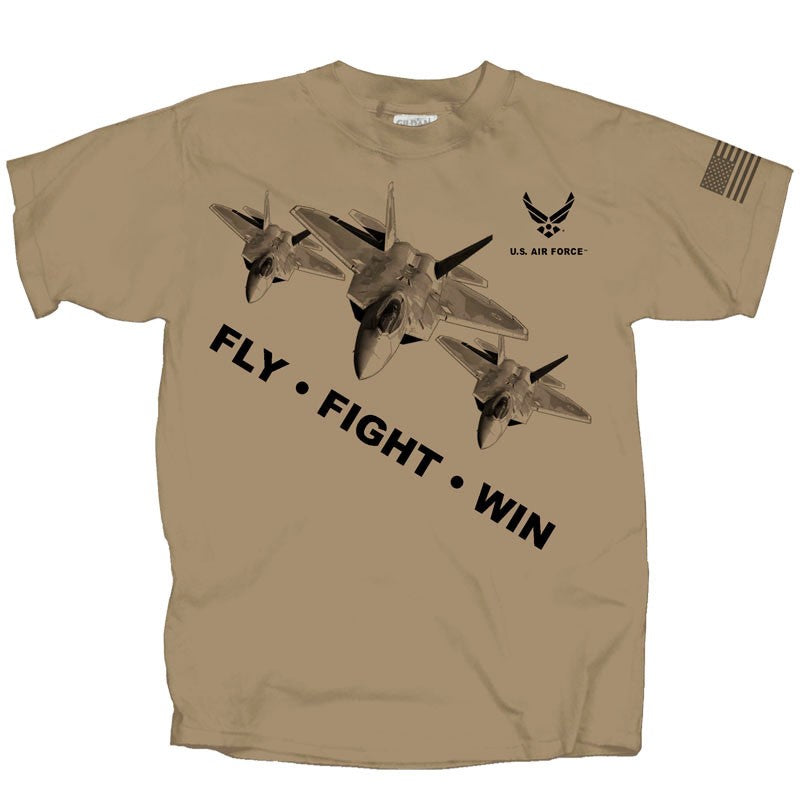 Air Force Squad Brown Tshirt