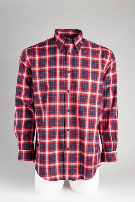 U.S. Coast Guard Tartan Mens Dress  Shirt