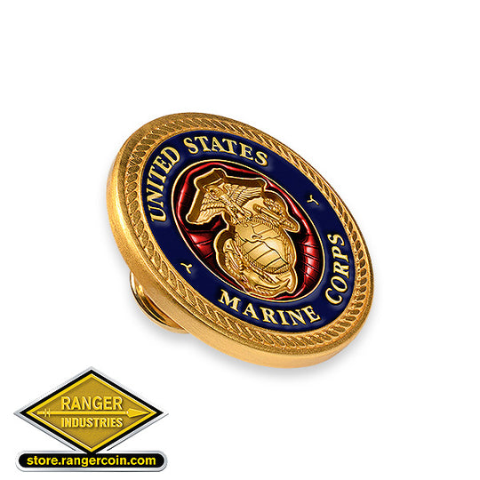 U.S. Marine Corps Lapel Pin – The United States Navy Memorial Ship's Store