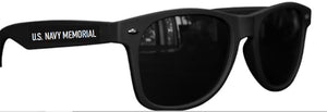 U.S Navy Memorial Black Retro Sunglasses with Pouch