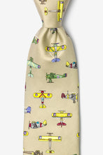 Vintage U.S. Warplane Tan /Taupe NeckTie