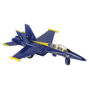 F-18 Blue Angels 6.5" Diecast Pull Back Toy