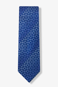 "Anchors Aweigh" Silk Ship Anchors Tie