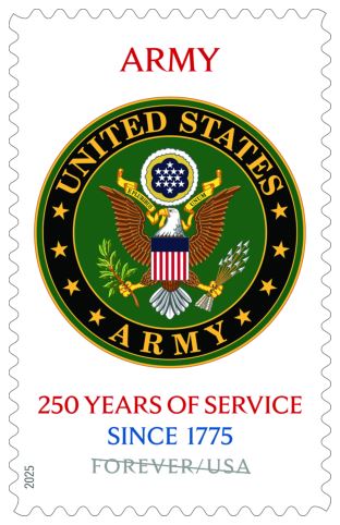 U.S. Army Commemorative 250th Anniversary Stamp