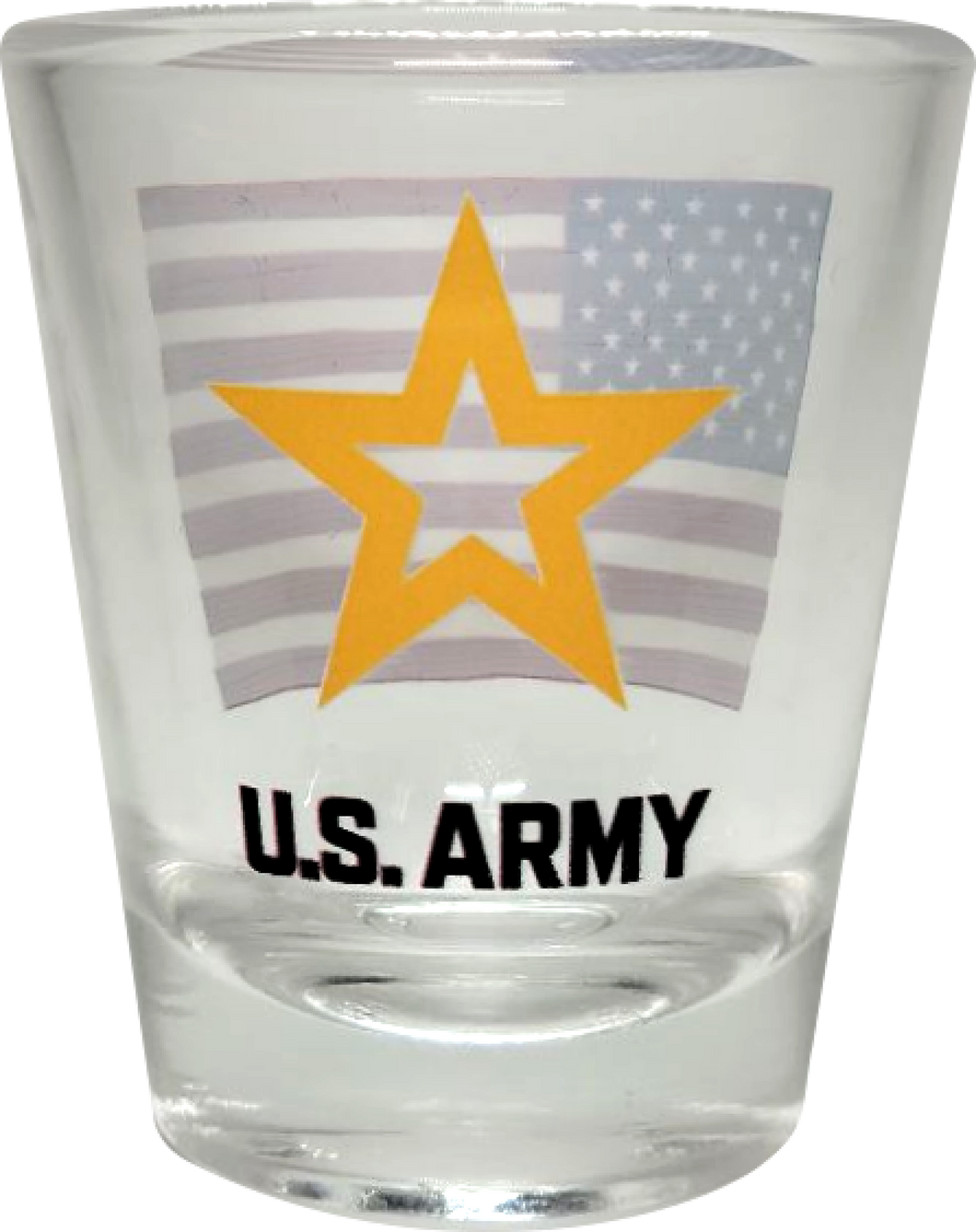 New Star and American Flag Design Shot Glass