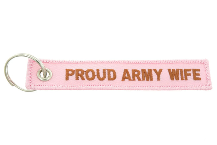 Proud Army Wife Keychain