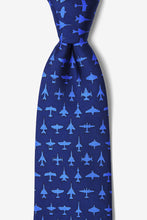 Aviation Navy Blue Silk Tie