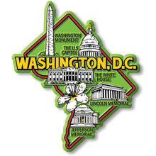 Washington D.C. Colorful State Magnet