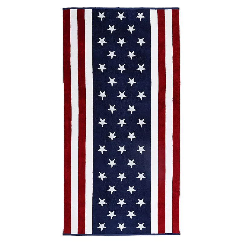 American Flag Oversized Beach Towel