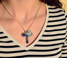 U.S. Navy Wife Triple Charm Necklace